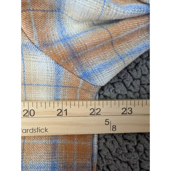 Princess Polly Plaid Oversized Flannel Button-up Shirt Shacket Size S/M - Picture 7 of 10